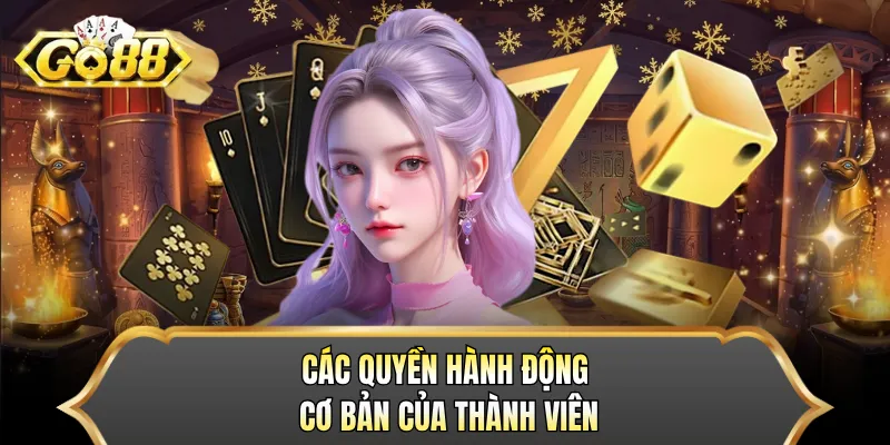 Các quyền hành động cơ bản của thành viên